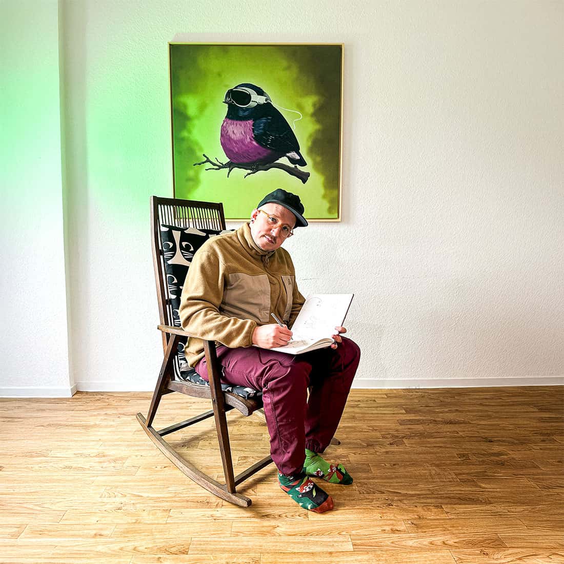 Publikumspreis für meine "Flucht in die Illusion" beim Karlsruher Kunstpreis 2025