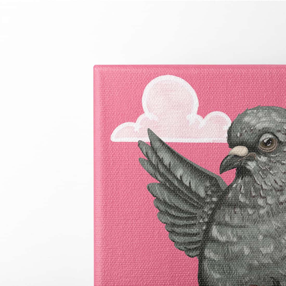 "Rand der Gesellschaft" - Taube & Ratte (Leinwand)