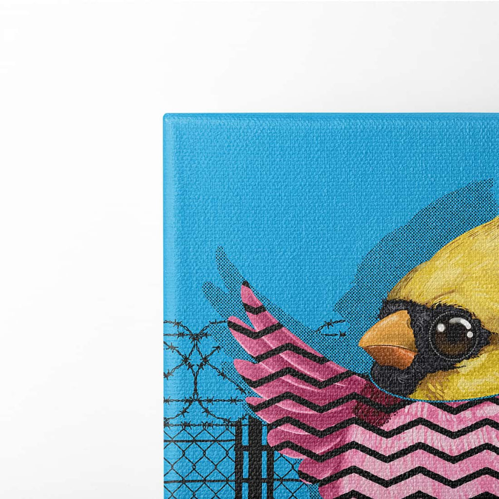 "Wir träumen von Freiheit" - Kardinal (Leinwand)