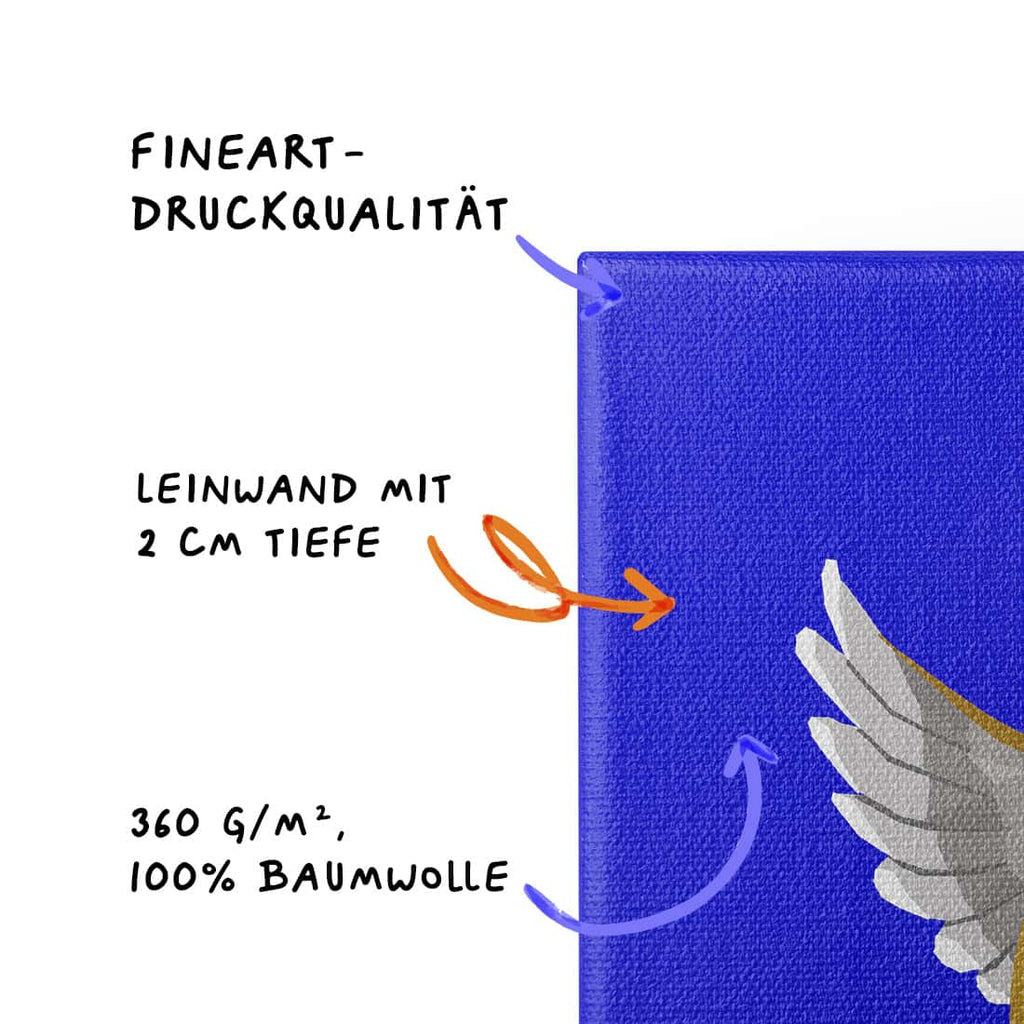 „Kompiliert“ - Kardinal (Leinwand)