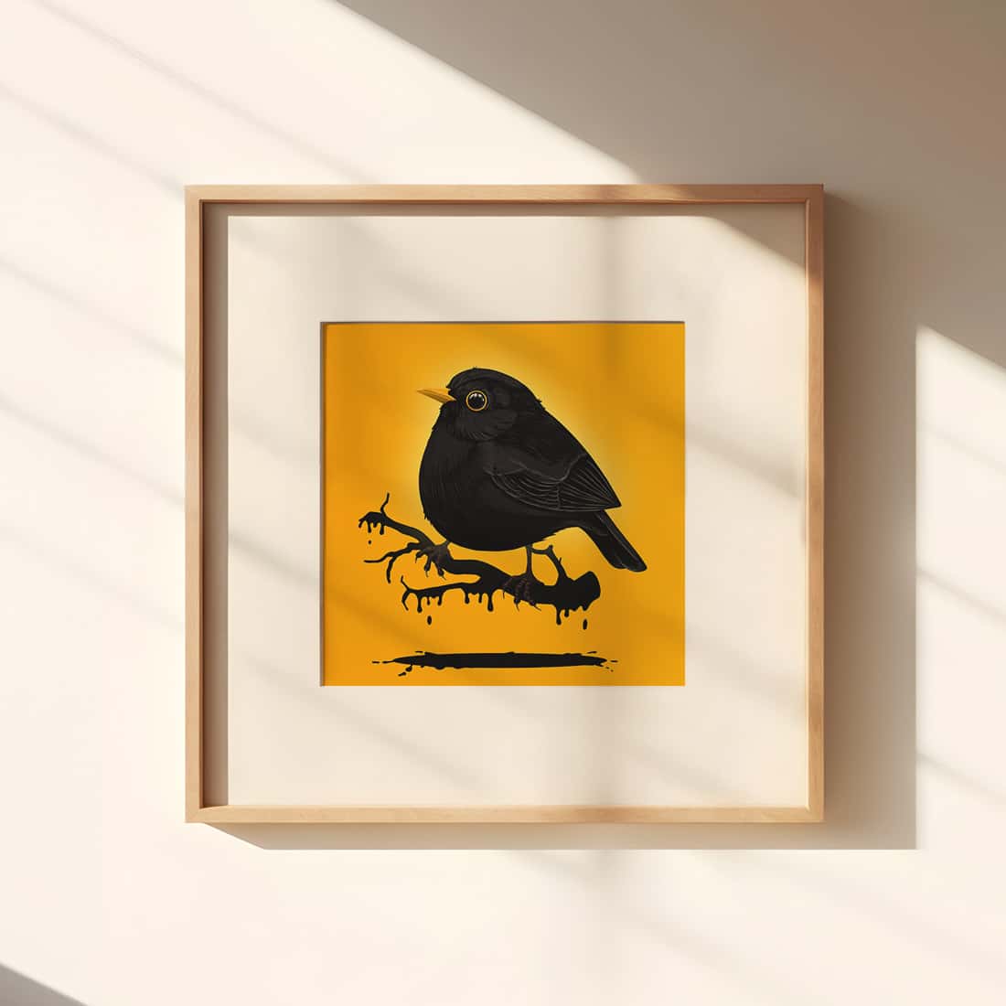 "Verliere den Boden" - Amsel