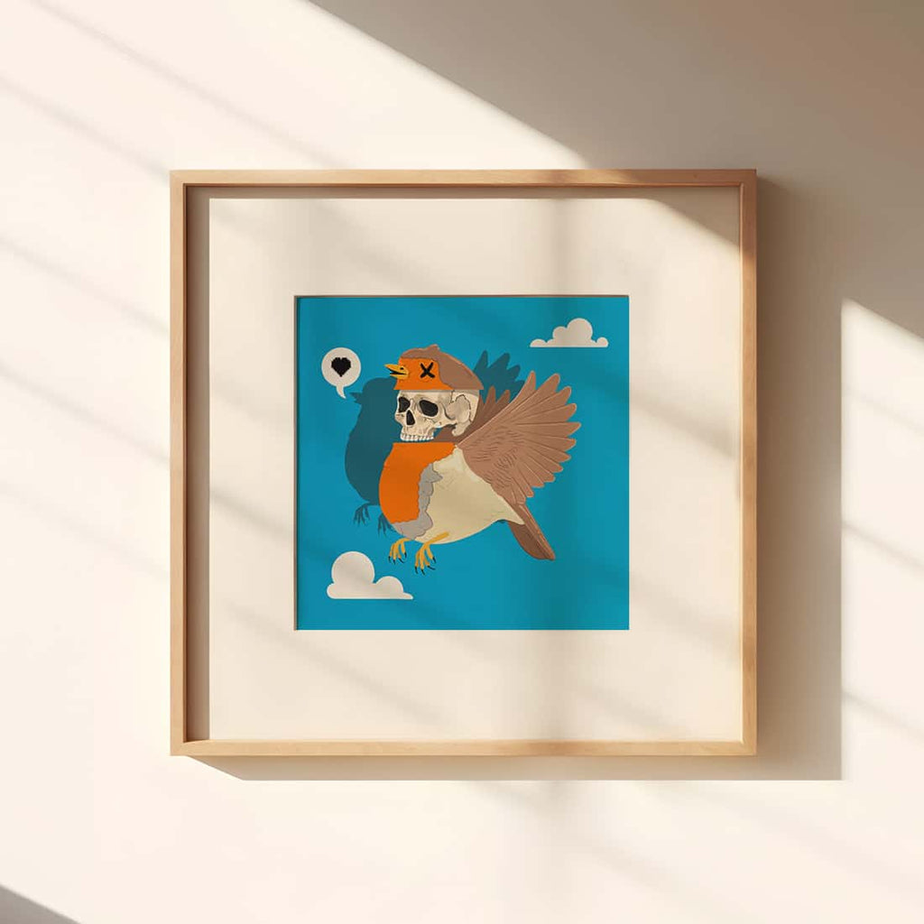 "Immer da wo du bist bin ich nie" - Rotkehlchen