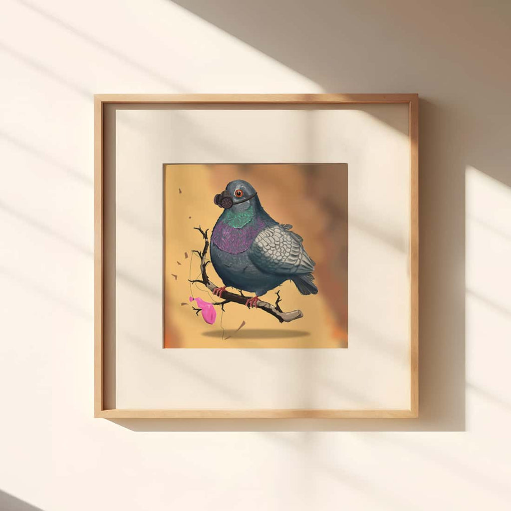 "Riechst du das?" - Taube