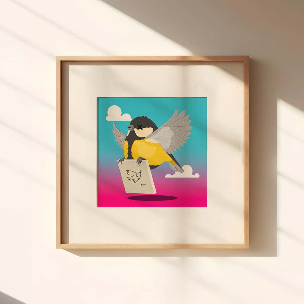 "Wir träumen von Frieden" - Kohlmeise