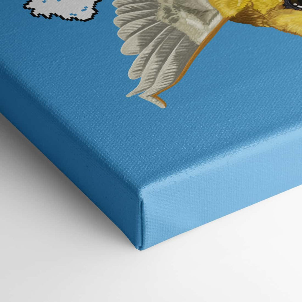 "Kindheitserinnerung" - Kardinal (Leinwand)