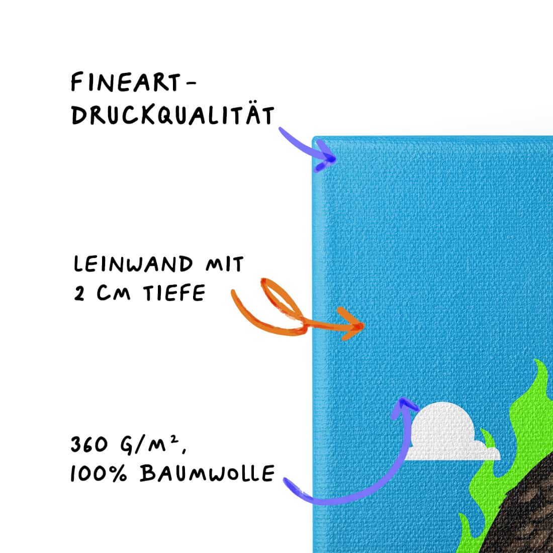 "Vermächtnis" - Uhu (Leinwand)