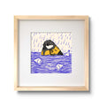 "Wasser bis zum Hals" - Meise