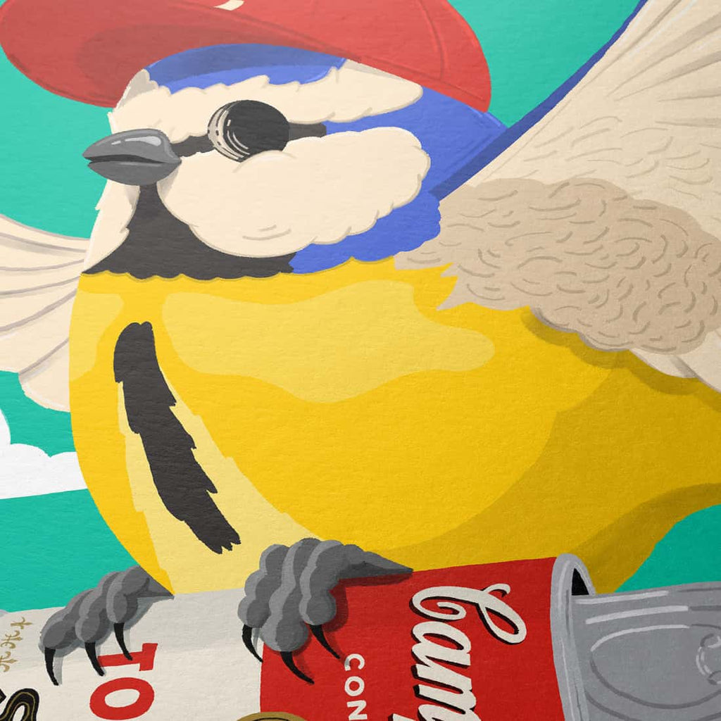 "Tomatensuppe" - Blaumeise