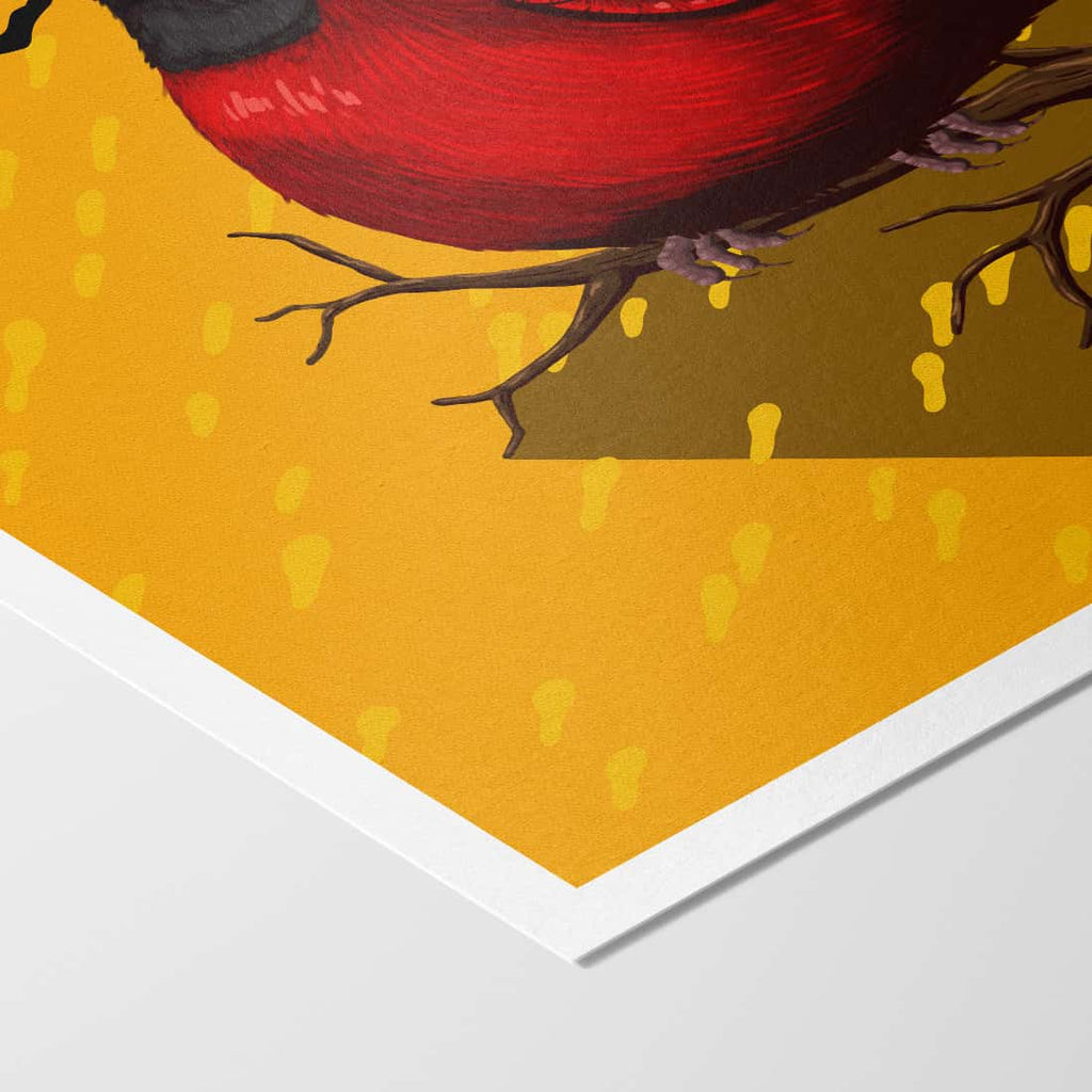 "Wer ist Schuld?" - Rotkardinal