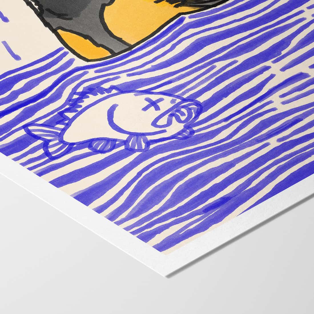 "Wasser bis zum Hals" - Meise