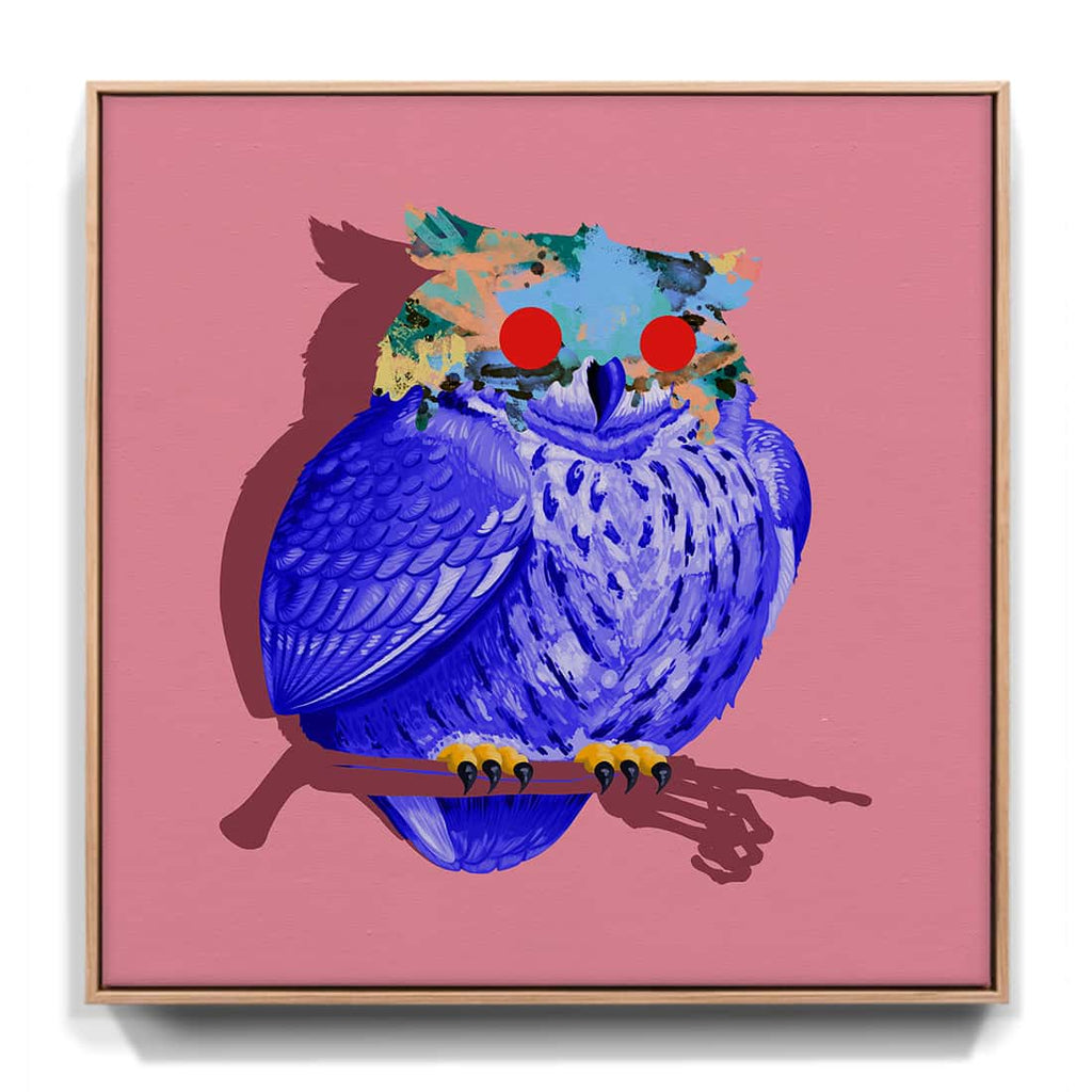 "Notausgang" - Uhu (Leinwand)