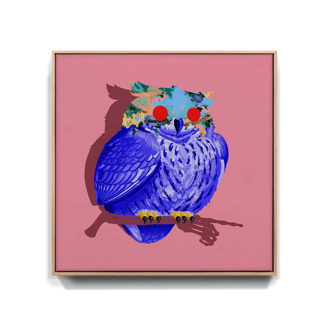 "Notausgang" - Uhu (Leinwand)